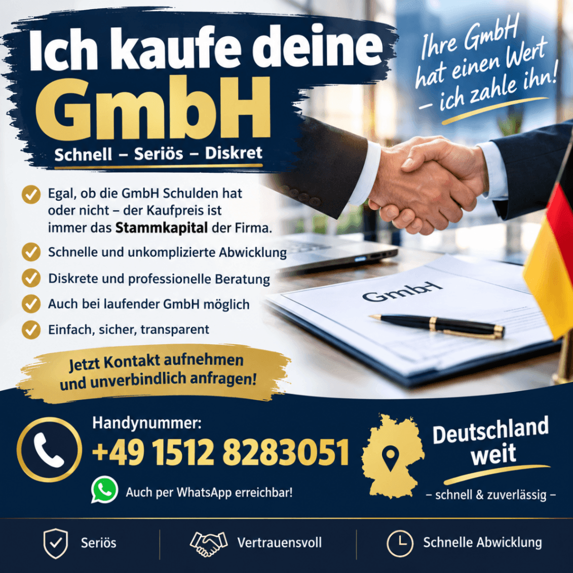 Ich kaufen deine GmbH